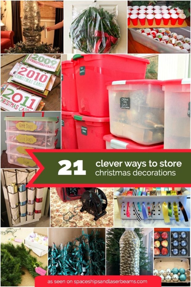 Ways To Store Christmas Decorations