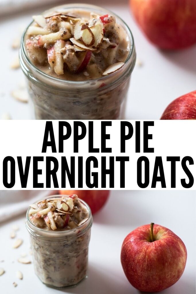 apple pie overnight oats