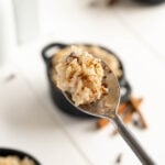 A spoonful of coconut rice pudding