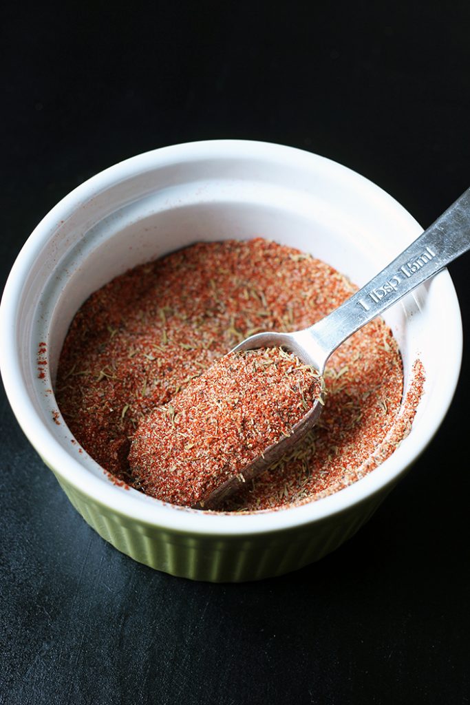 mixed basic spice blend in a bowl