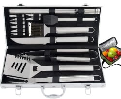 24 Best Christmas Gifts For Your Hubby Heavy Duty BBQ Grill Tool Set With Cooler Bag