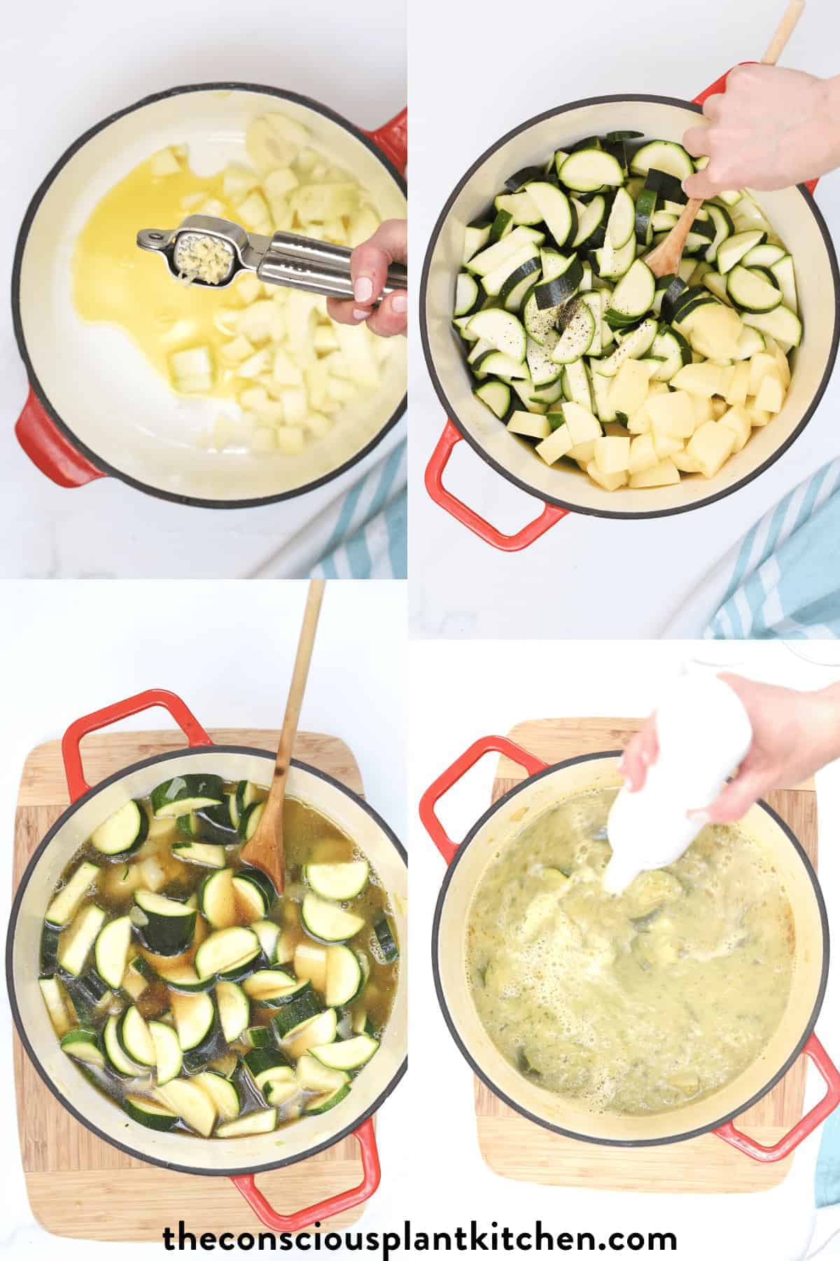 How to make Zucchini Potato Soup