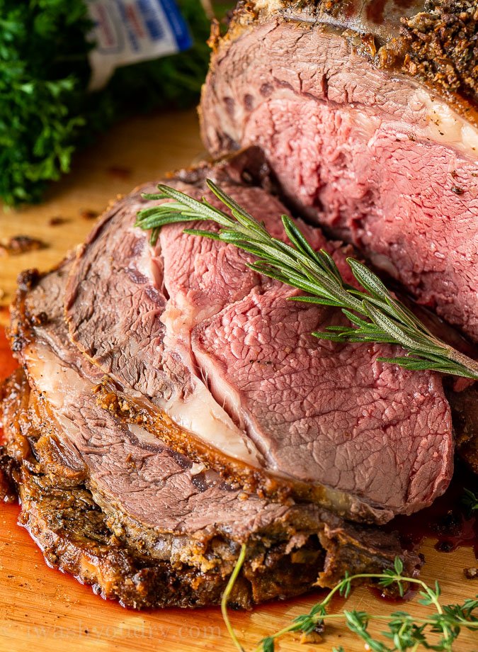 Perfectly cooked Prime Rib Roast