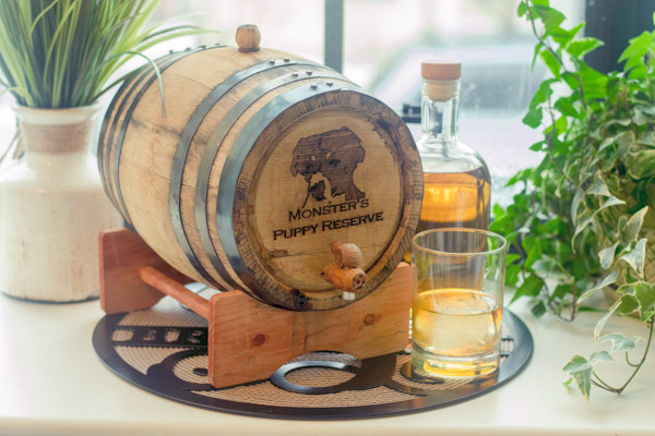 mini barrel for aging alcohol