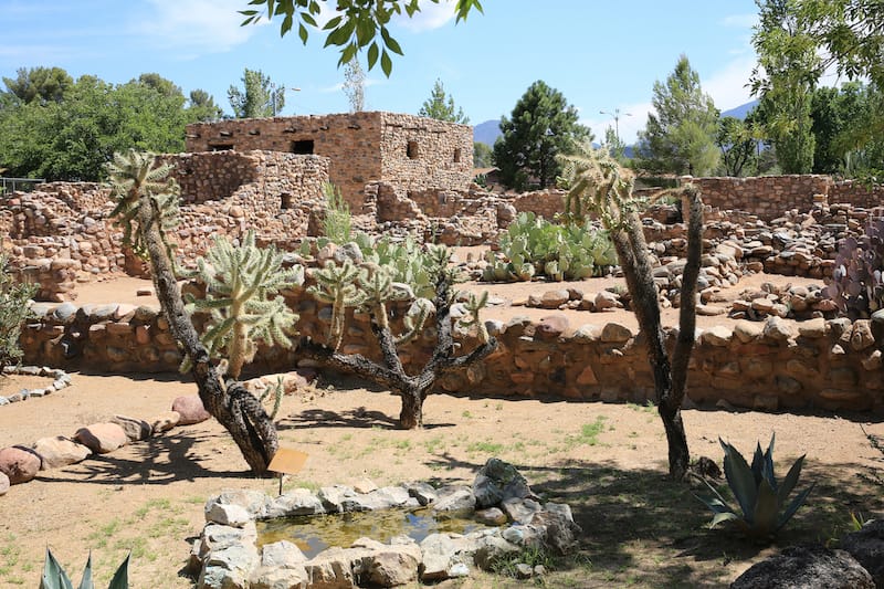 Besh-Ba-Gowah ruins in the city of Globe, Arizona
