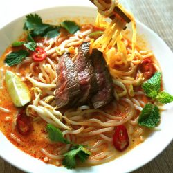 Malaysian Curry Beef Noodle Soup – Laksa