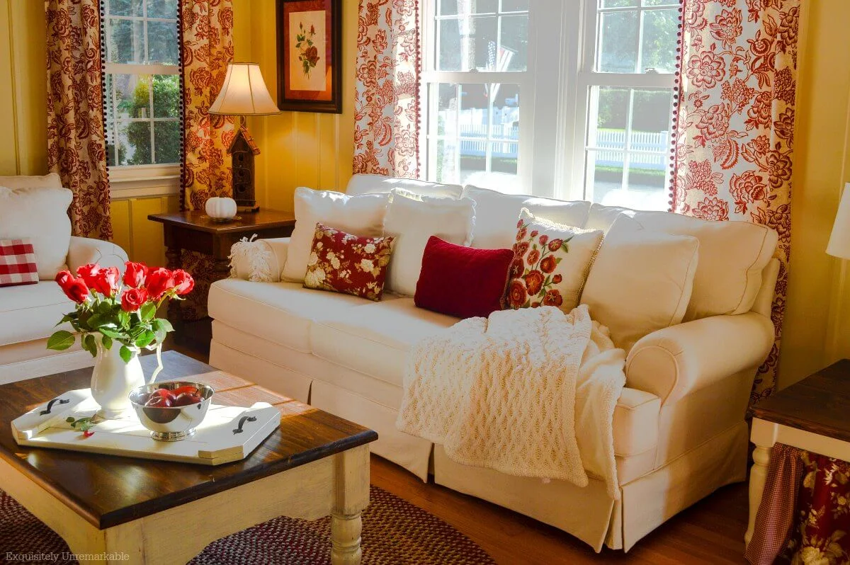 Cottage Style Living Room Makeover
