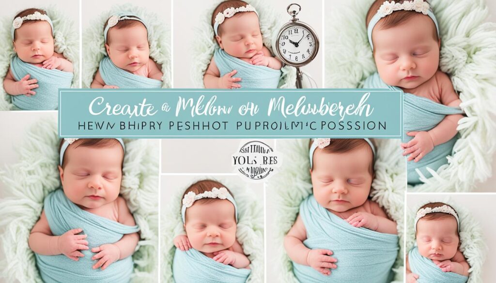 Summary of newborn photo session and editing duration