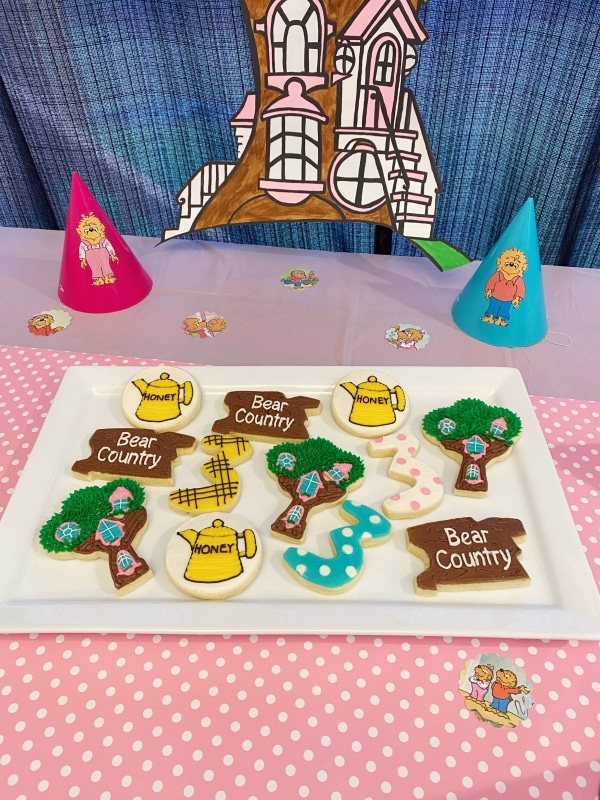 berenstain bears cookies for a berenstain bears birthday party