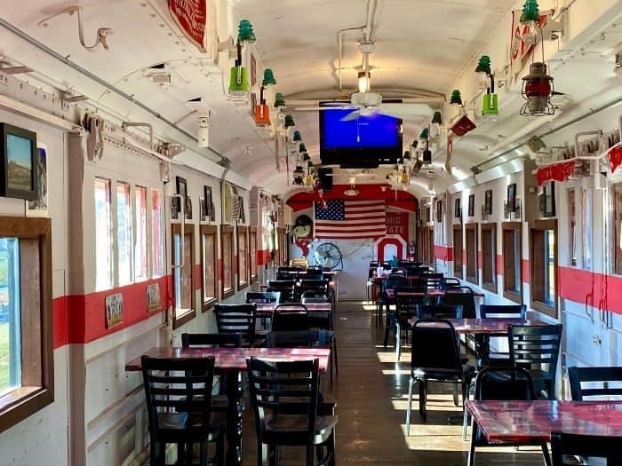dining train at Buckeye Express Diner