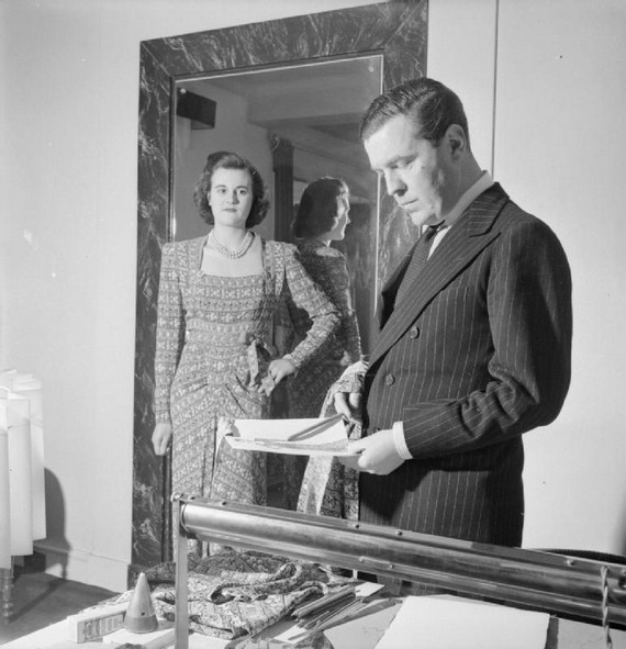 London Fashion Designers- the work of Members of the Incorporated Society of London Fashion Designers in Wartime, London, England, UK, 1944