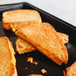 sheet pan grilled cheese