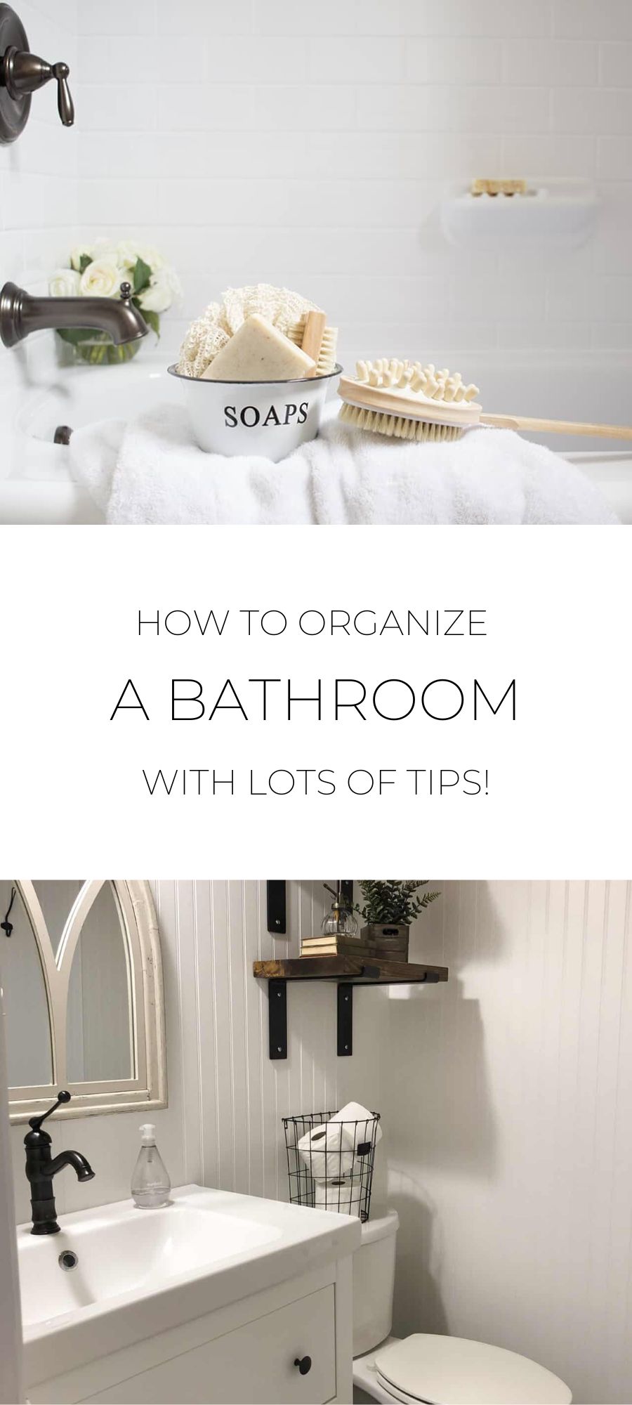bathroom organization tips
