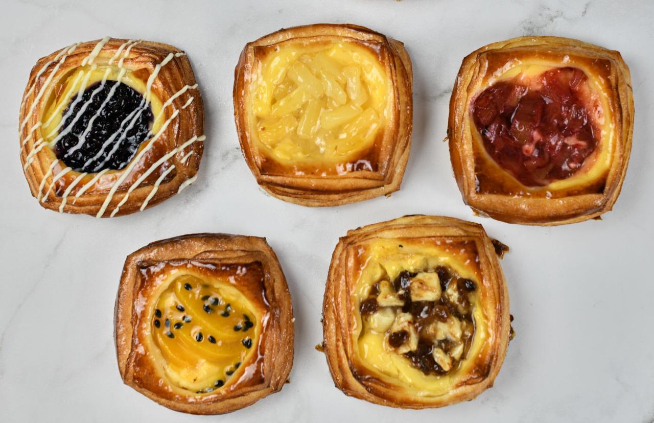 Fruit Danish Pastries - Flourish Bakery
