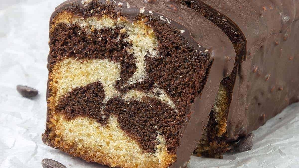 Chocolate Marble Loaf Cake.